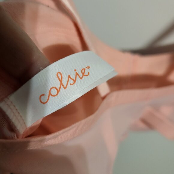 NWT COLSIE PINK BRALETTE SZ L - Picture 7 of 8